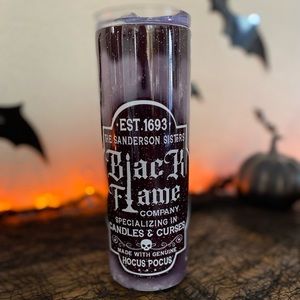 Hocus Pocus Black Flame Candle Tumbler